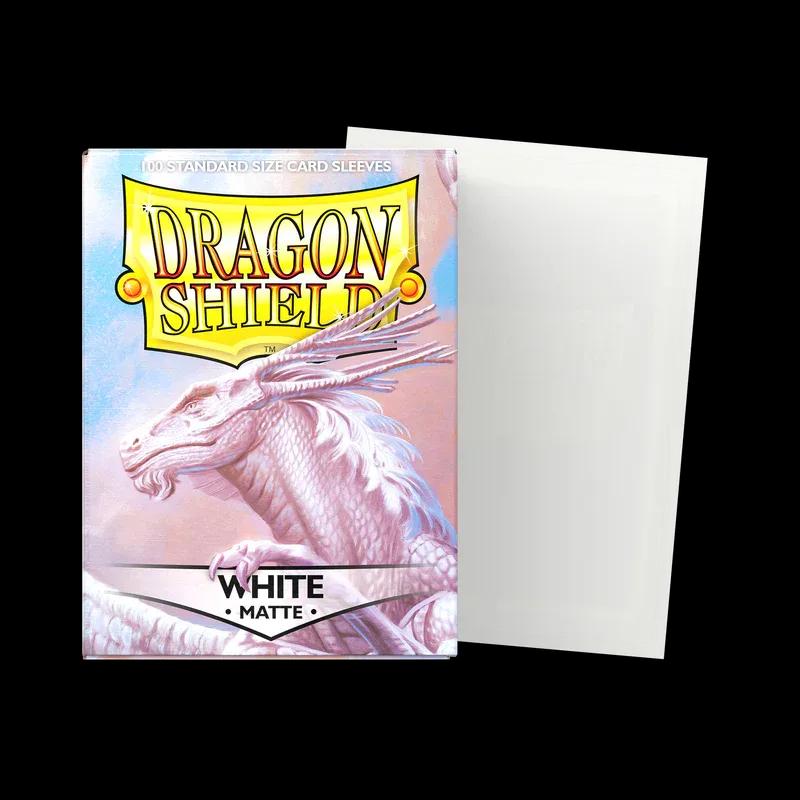 Dragon Shield: Matte Sleeves: White (100)