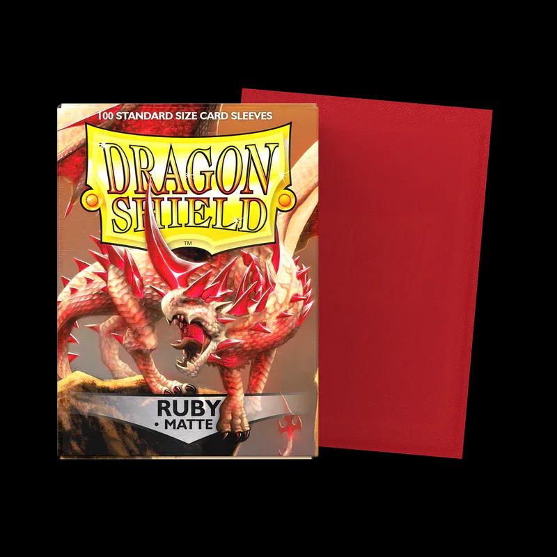 Dragon Shield Ruby - Matte Sleeves (100)