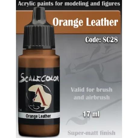 ORANGE LEATHER