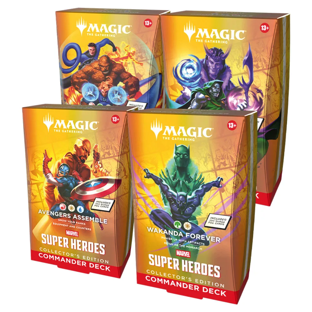 Marvel Super Heroes - Commander Decks Collector's Edition (Set of 4)