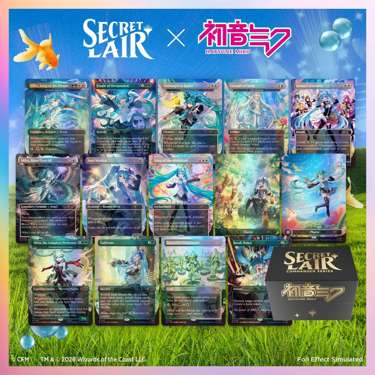 Magic: The Gathering – Secret Lair Commander Deck: Hatsune Miku