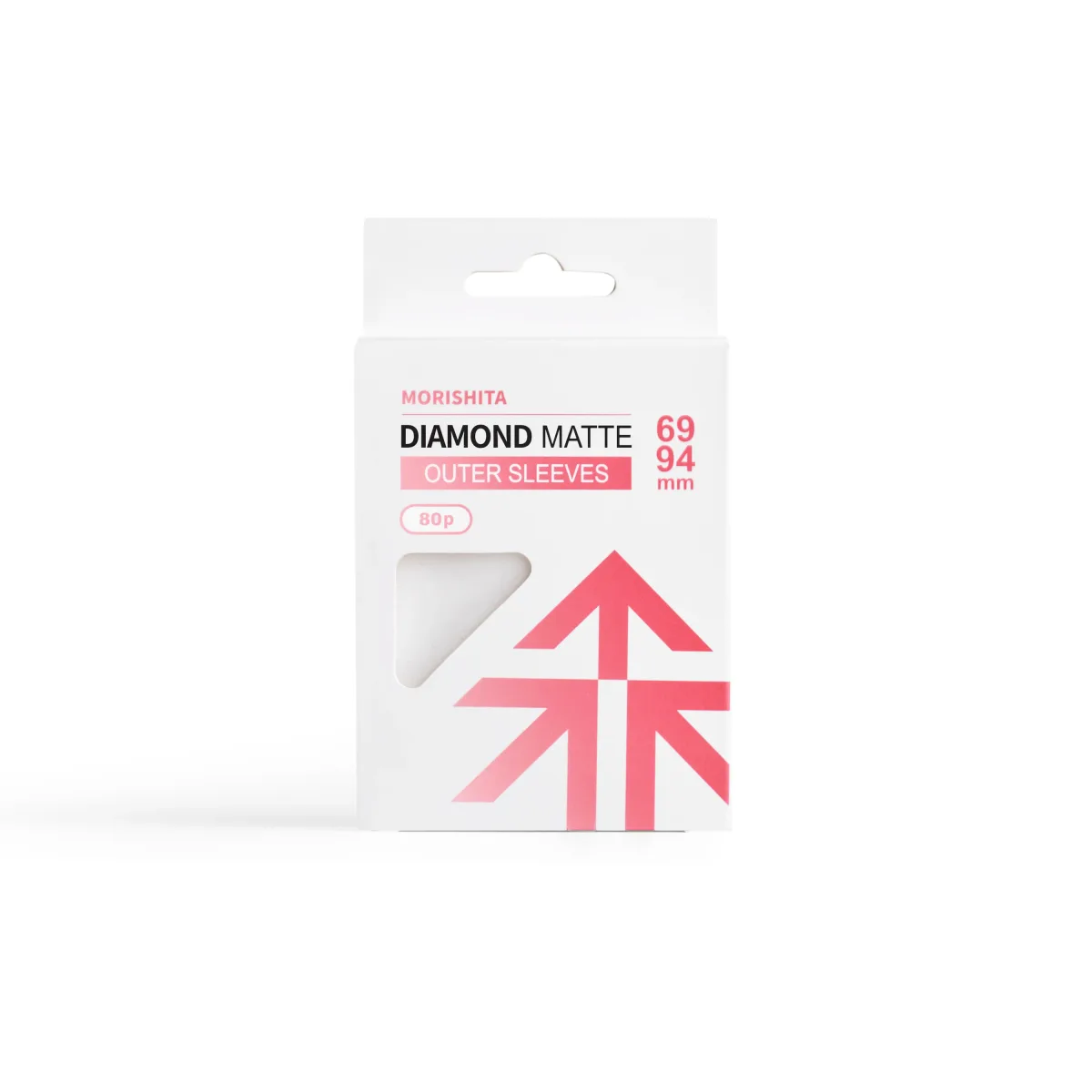 Morishita Diamond Matte Outer Sleeves 69*94mm (Pack of 80 Sleeves)