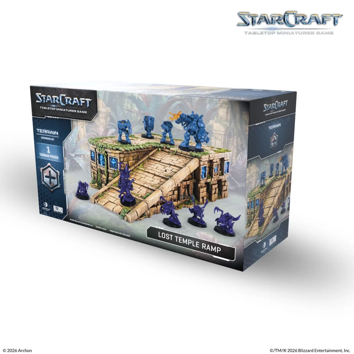 StarCraft TMG: Lost Temple Ramp - Terrain Expansion Set