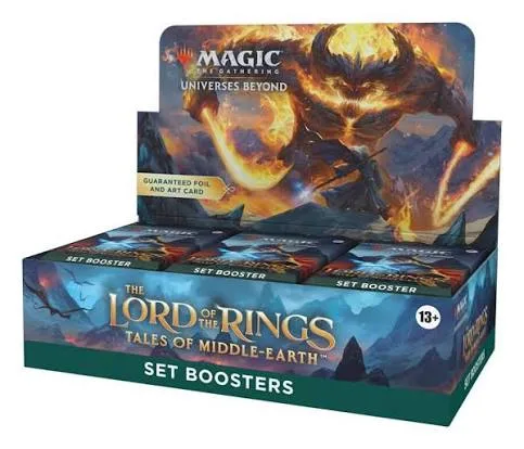 The Lord of the Rings: Tales of Middle-earth Set Booster Display